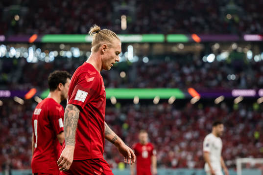 Simon Kjær of Denmark