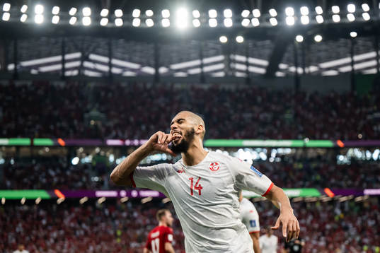 Aissa Laidouni of Tunisia looks dejected