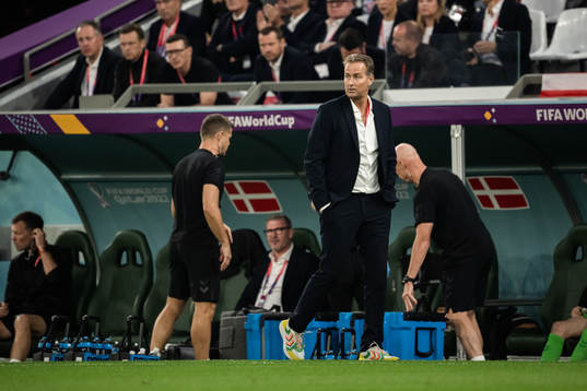 head coach Kasper Hjulmand of Denmark