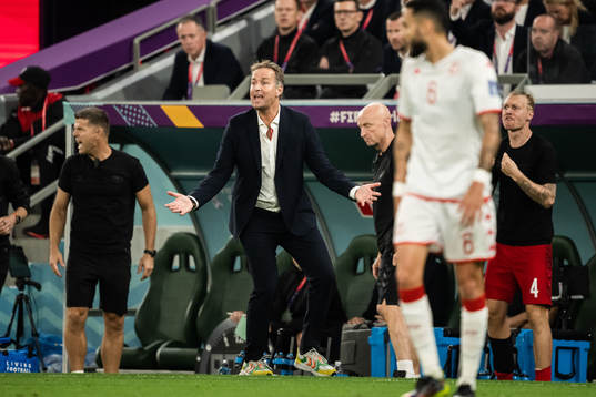 head coach Kasper Hjulmand of Denmark