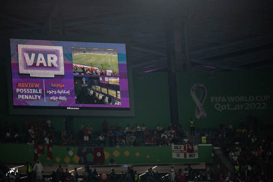 VAR review for a possible penalty