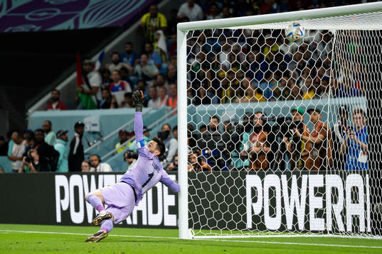 Craig Goodwin of Australia, not pictured, scores the 0-1