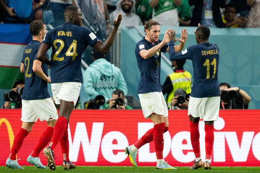 Benjamin Pavard , Ibrahima Konate , Adrien Rabiot and