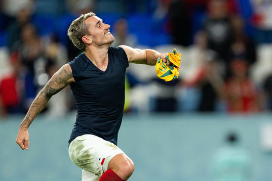 Antoine Griezmann of France celebrates