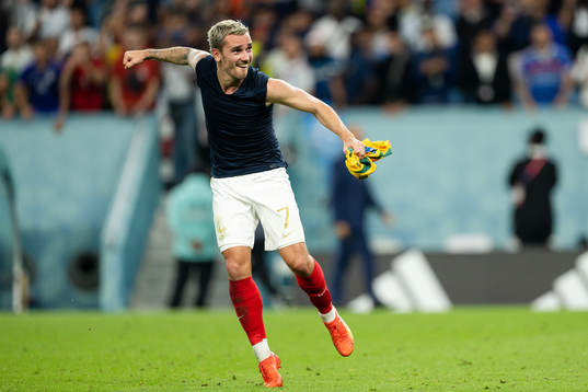 Antoine Griezmann of France celebrates