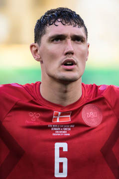 Andreas Christensen of Denmark