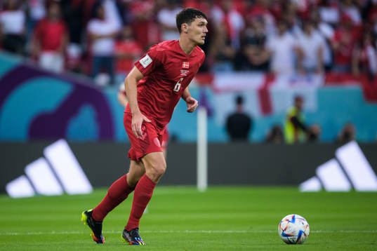 Andreas Christensen of Denmark