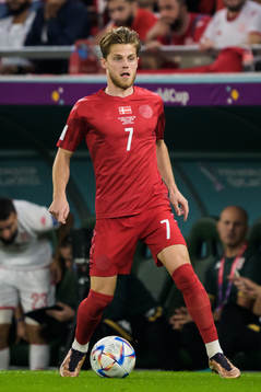 Mathias Jensen of Denmark