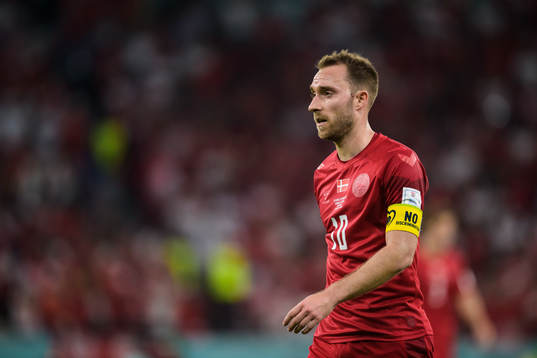 Christian Eriksen of Denmark