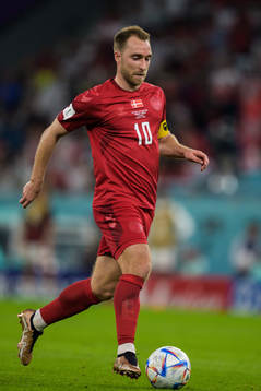 Christian Eriksen of Denmark