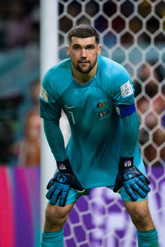 Goalkeeper Mathew Ryan of Australia