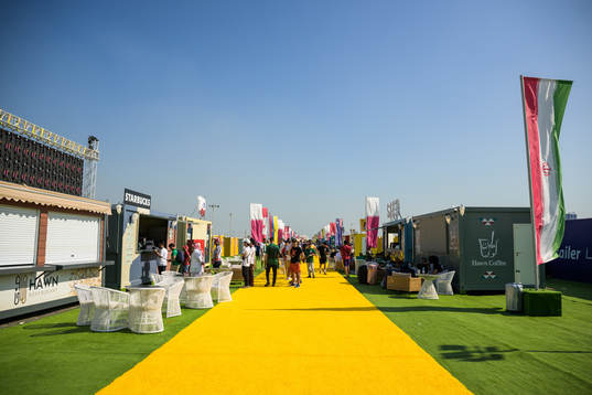 A walkway at Fan Village Cabins Free Zone