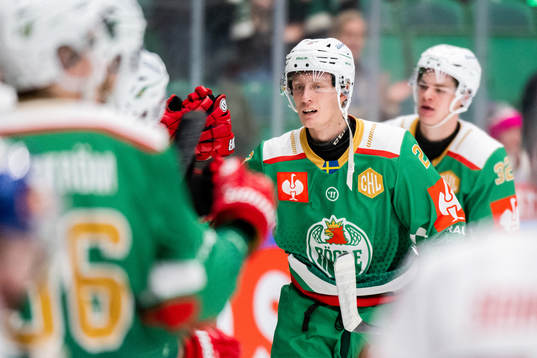 Oliver Tärnström of Rögle celebrates