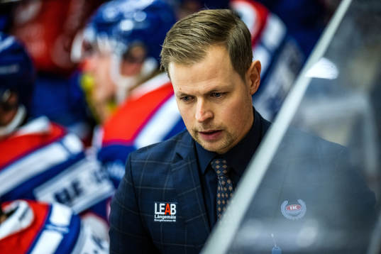 Oskarshamns tränare Martin Filander deppar