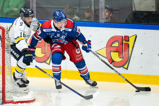 HV71s Joseph Laleggia och Oskarshamns Hampus Plato