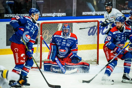 Oskarshamns målvakt Tim Juel