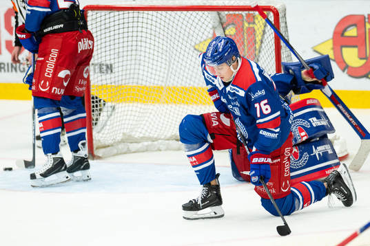 Oskarshamns Hynek Zohorna, Emil Lilleberg och målvakt Tim