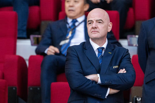 Gianni Infantino, president of Fifa
