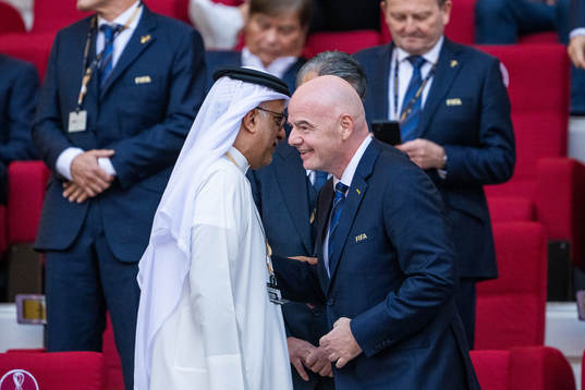 Gianni Infantino, president of Fifa