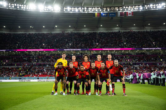 The starting eleven of Belgium