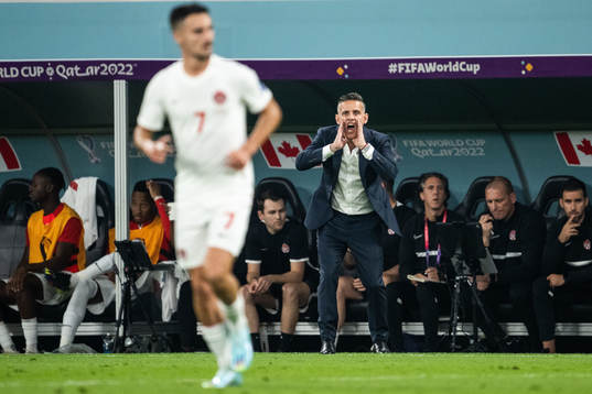 Head coach John Herdman of Canada