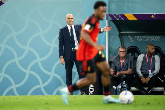 Head coach Roberto Martinez of Belgium