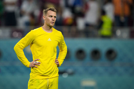 Goalkeeper Manuel Neuer of Germany looks dejected