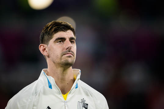 Goalkeeper Thibaut Courtois of Belgium