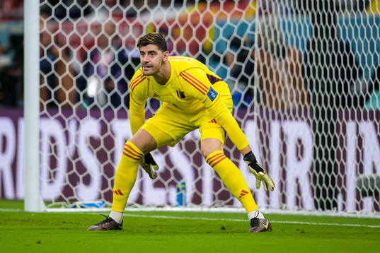 Goalkeeper Thibaut Courtois of Belgium