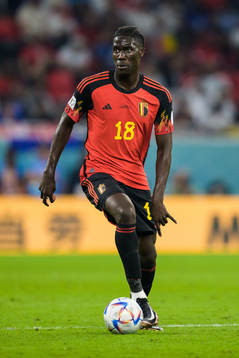 Amadou Onana of Belgium