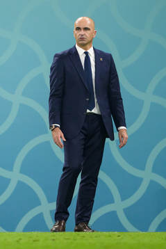 Head coach Roberto Martinez of Belgium