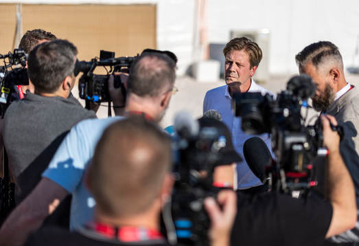 [DK=20221123: Pressemøde i Doha, Qatar - Jakob Jensen,