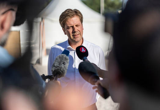 [DK=20221123: Pressemøde i Doha, Qatar - Jakob Jensen,