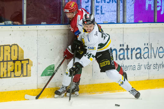 Östersunds Casper Larsson och Modos Sebastian Ohlsson