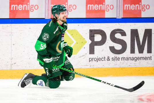 Färjestads Linus Johansson har ont