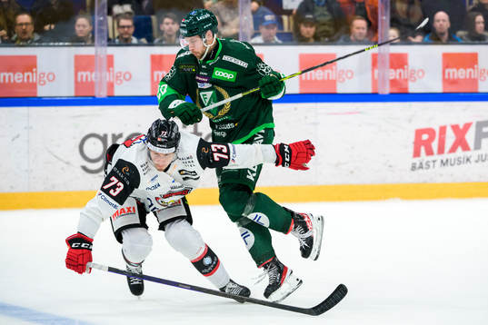 Malmö Redhawks Adam Ollas Mattsson och Färjestads Per