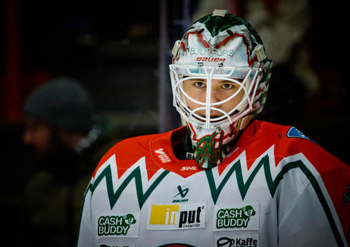 Frölundas målvakt Frederik Dichow