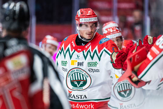 Frölundas Loui Eriksson jublar