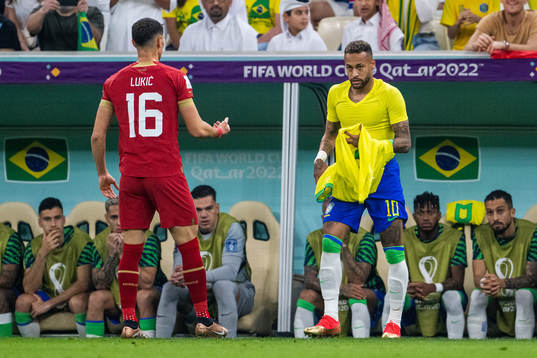 Neymar of Brazil