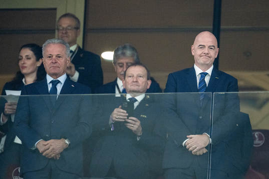 Gianni Infantino, president of Fifa