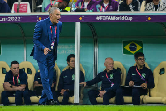 Head coach Tite of Brazil