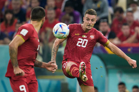 Sergej Milinkovic-Savic of Serbia
