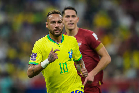Neymar of Brazil