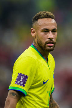 Neymar of Brazil