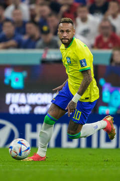 Neymar of Brazil