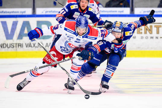 Oskarshamns Blaine Byron och Växjös Victor Stjernborg