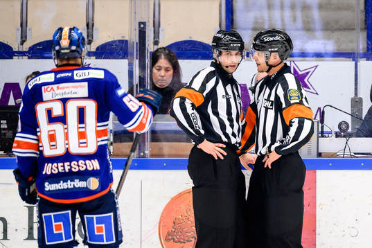 Domare Johan Wedin och Domare Andreas Harnebring