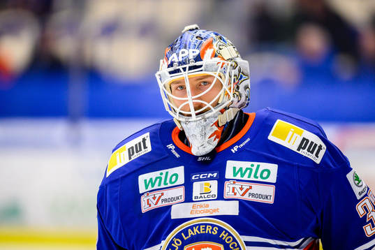Växjös målvakt Emil Larmi