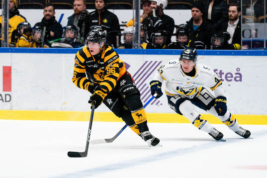 Skellefteås Rickard Hugg och HV71s Emil Andrae