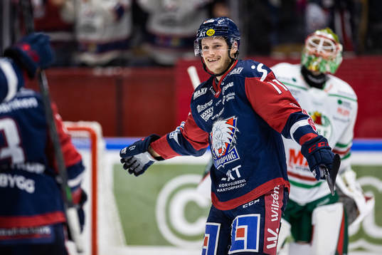 Linköpings Henrik Törnqvist jublar